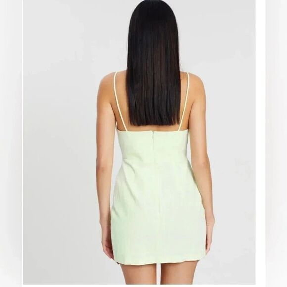 NWT women’s BEC & BRIDGE Harriet ivory cut Mini cotton Dress size 10 - Picture 2 of 11